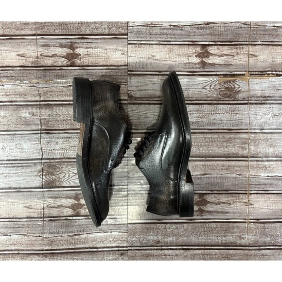 Allen Edmonds "TREVOR" Pebble Toe Derby Dress Shoe sz 9 D color Black Brand new - Picture 5 of 9